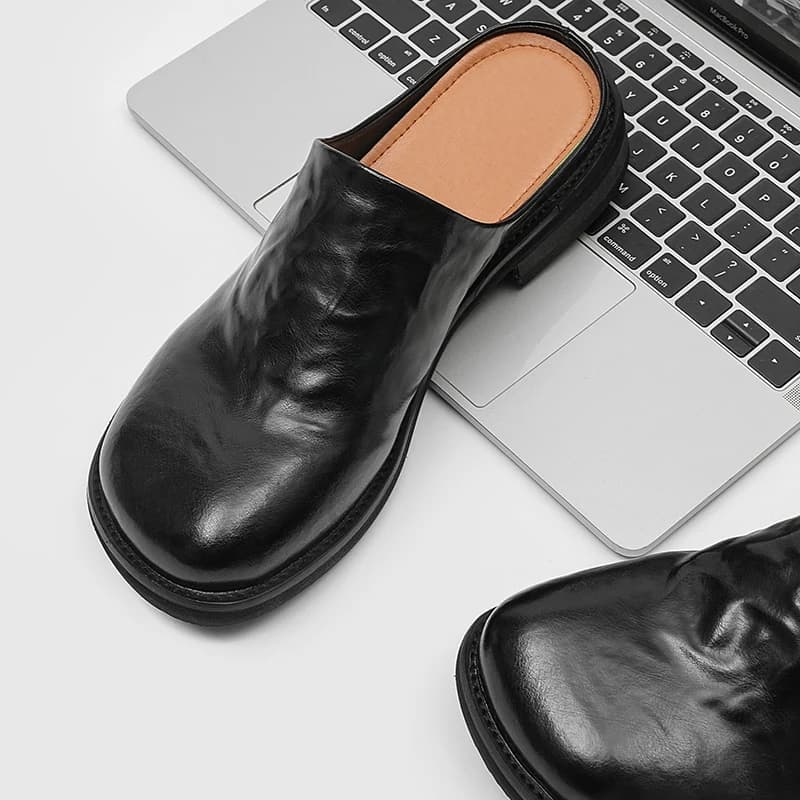 Mocassini Estivi da Uomo, Ciabatte Casual con Fibbia, Scarpe Traspiranti da Guida, Penny Loafers