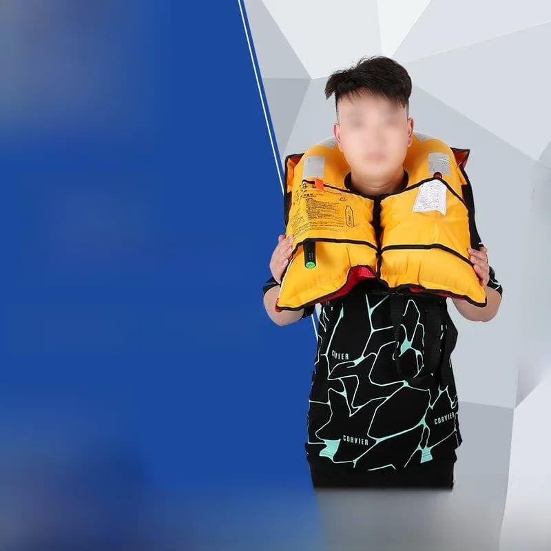 Giubbotto di Salvataggio Gonfiabile Automatico per Adulti, per Uso Nautico, con Specifiche CCS, Giubbotto di Salvataggio Gonfiabile per Lavoro