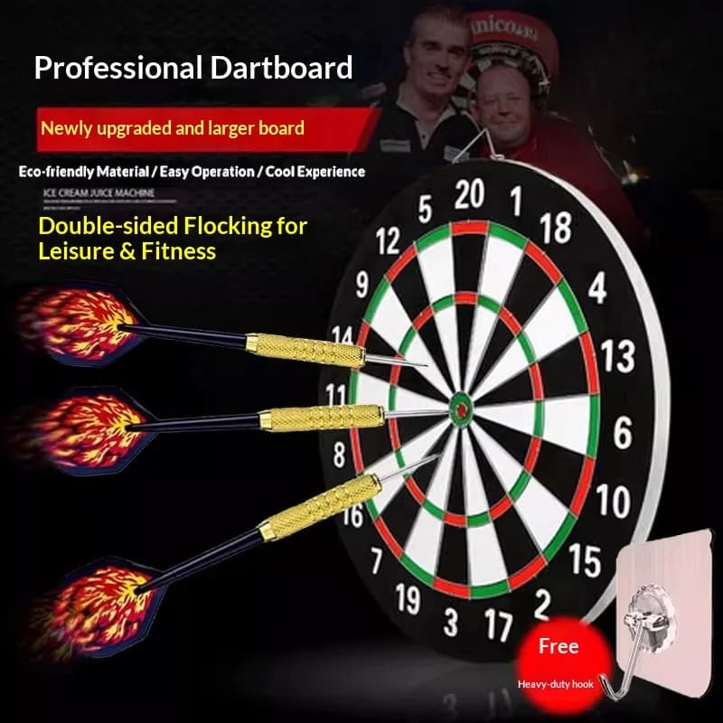 Freccette Set di freccette con setole in acciaio a doppia faccia da 17 pollici Set di freccette per competizioni professionali Allenamento per interni Gioco a casa Broadhead
