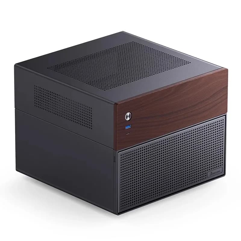 Server multimediale all-in-one, Electric Electric 2. Piccolo server NAS, 5 dischi rigidi, sostituibili a caldo, 6 porte hardware.