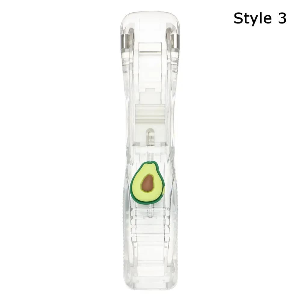 Portable Snacks Sealing Clip Office Supplies Push Clip Document Binding Remover Binder Stapler Paper Clips