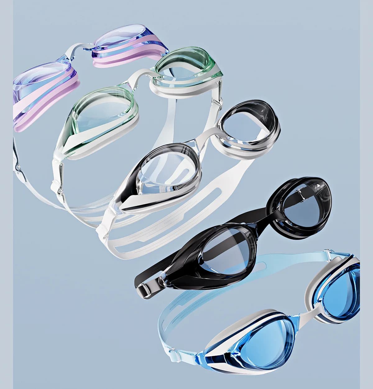 Adulti Miopia Occhialini da nuoto Uomini e donne Scudo UV Anti-Fog Placcatura impermeabile Lente Sport acquatici Piscina Occhiali Occhiali