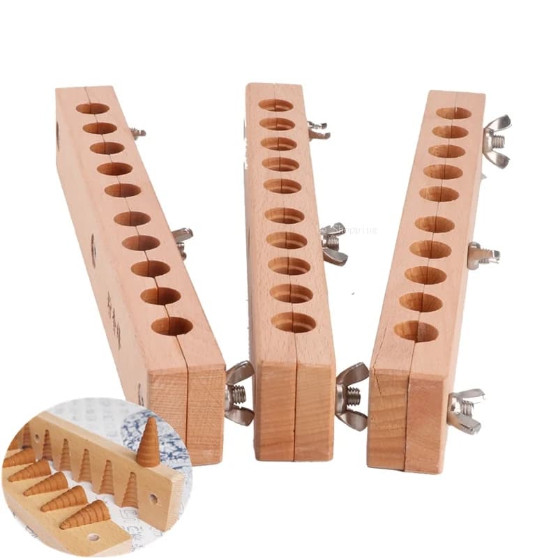 Set da 7 pezzi di strumenti per stampi per incenso fai da te incenso a flusso inverso torre di grano cono incenso manuale forniture per la produzione di incenso