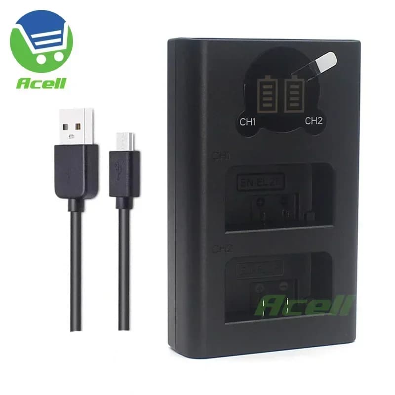 EN-EL25 Dual Charger for Nikon Z30 Z50 Zfc Z fc Mirrorless Camera Replace MH-23