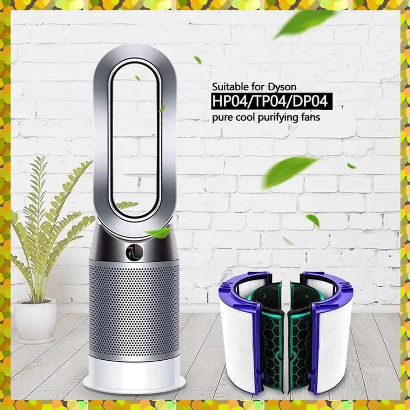 AGLH 1 Coppia di Filtri Per Dyson Purificatore HP04 HP05 TP04 TP05 DP04 Sostituzione Dello Schermo del Filtro In Tessuto Al Carbonio HEPA