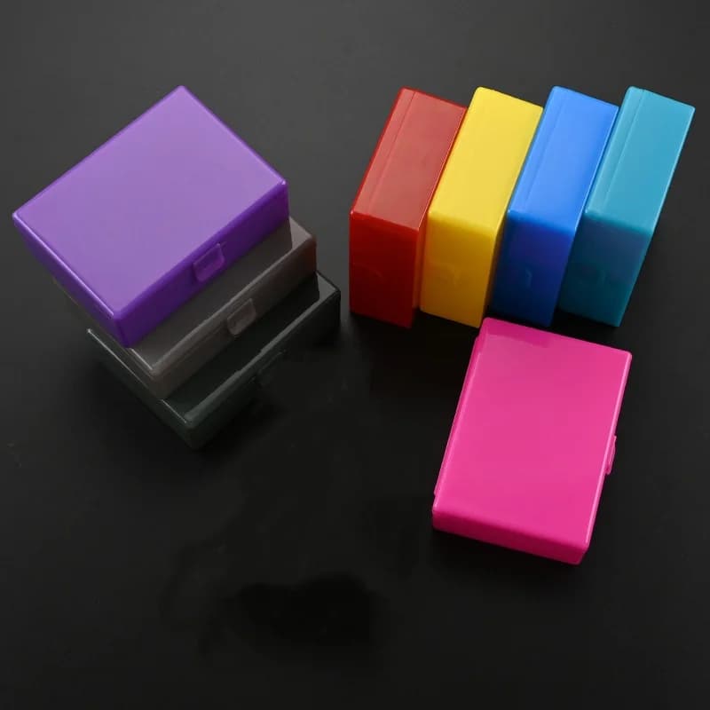 1 pcs transparent plastic boxes game cards container case packing cards play box games card organizer