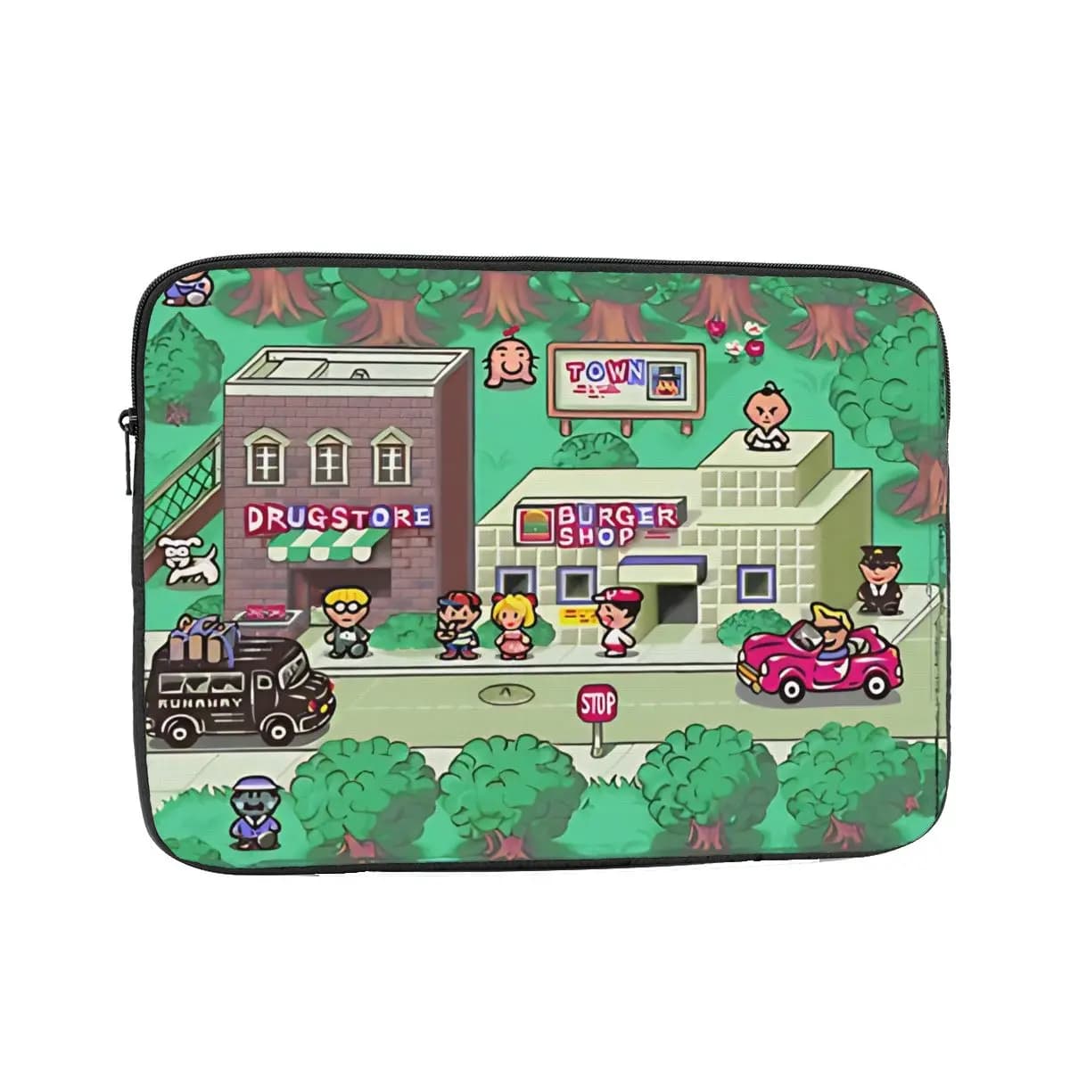 Custodia per borsa per notebook con cerniera Custodia per borsa per computer Earthbound Town 12 "13" 15 "17" Custodia antiurto