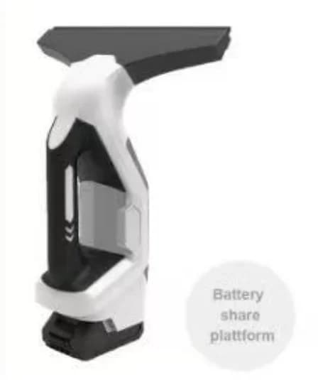 WV04 Cordless Window Vacuum Cleaner, Rechargeable Glass Squeegee, house hold Cleaning Tool