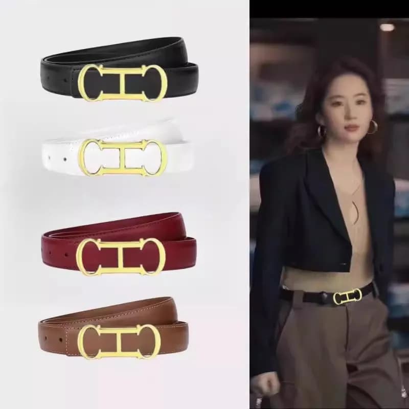 Nuova Cintura da Donna in Vera Pelle 2026, Regolabile, Elegante, per Business e Casual, Moda Quotidiana, Idea Regalo