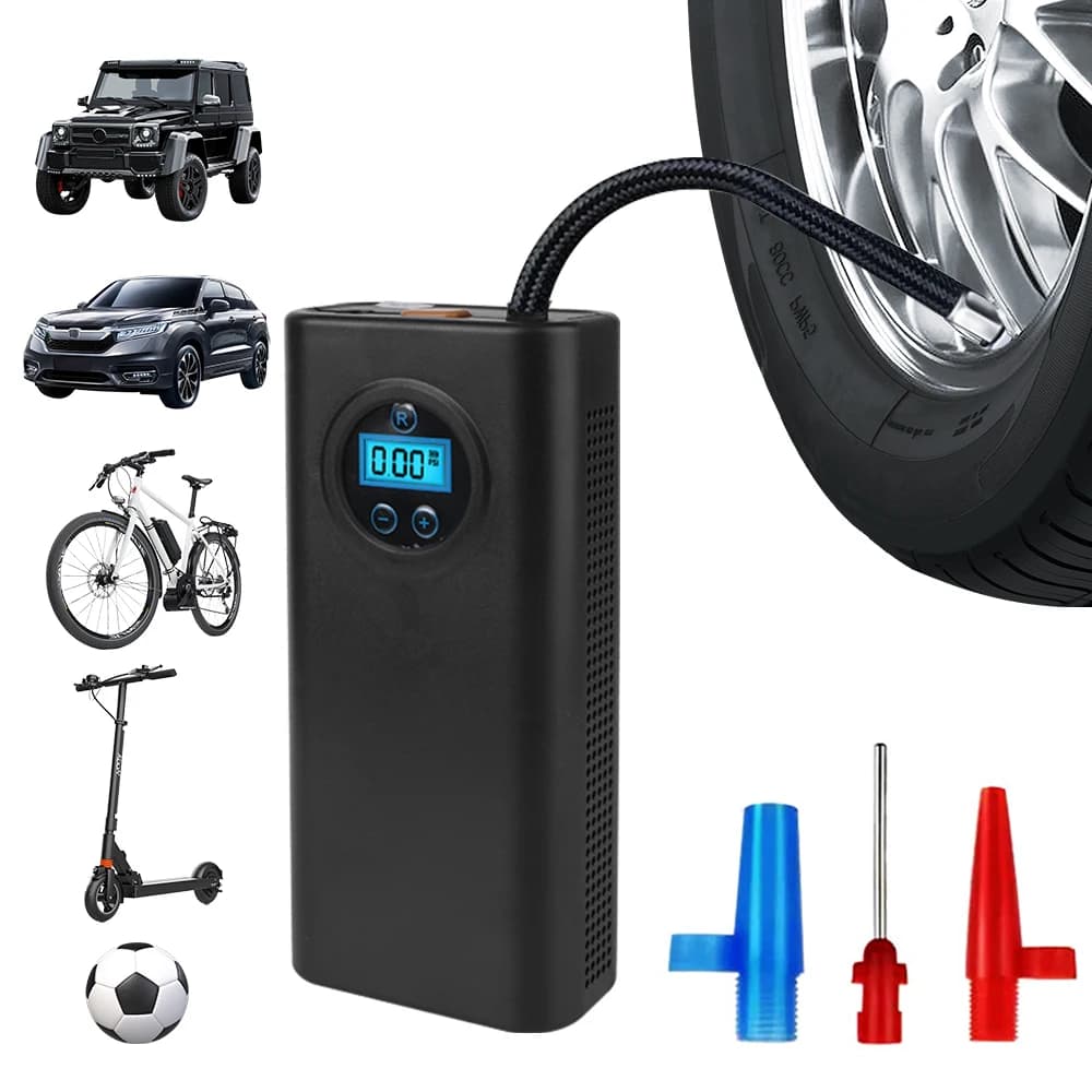 Pompa di gonfiaggio per pneumatici senza fili per pompa di aria elettrica per Auto con compressore d'aria per Auto montata su Auto