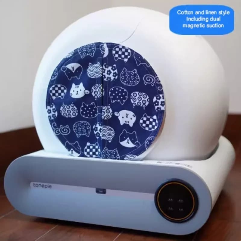 Tenda per porta antiodore e antipolvere per bacino per gatti per lettiera automatica per gatti TONEPIE, solo Lettiera per gatti CURTAIN, non intermedia