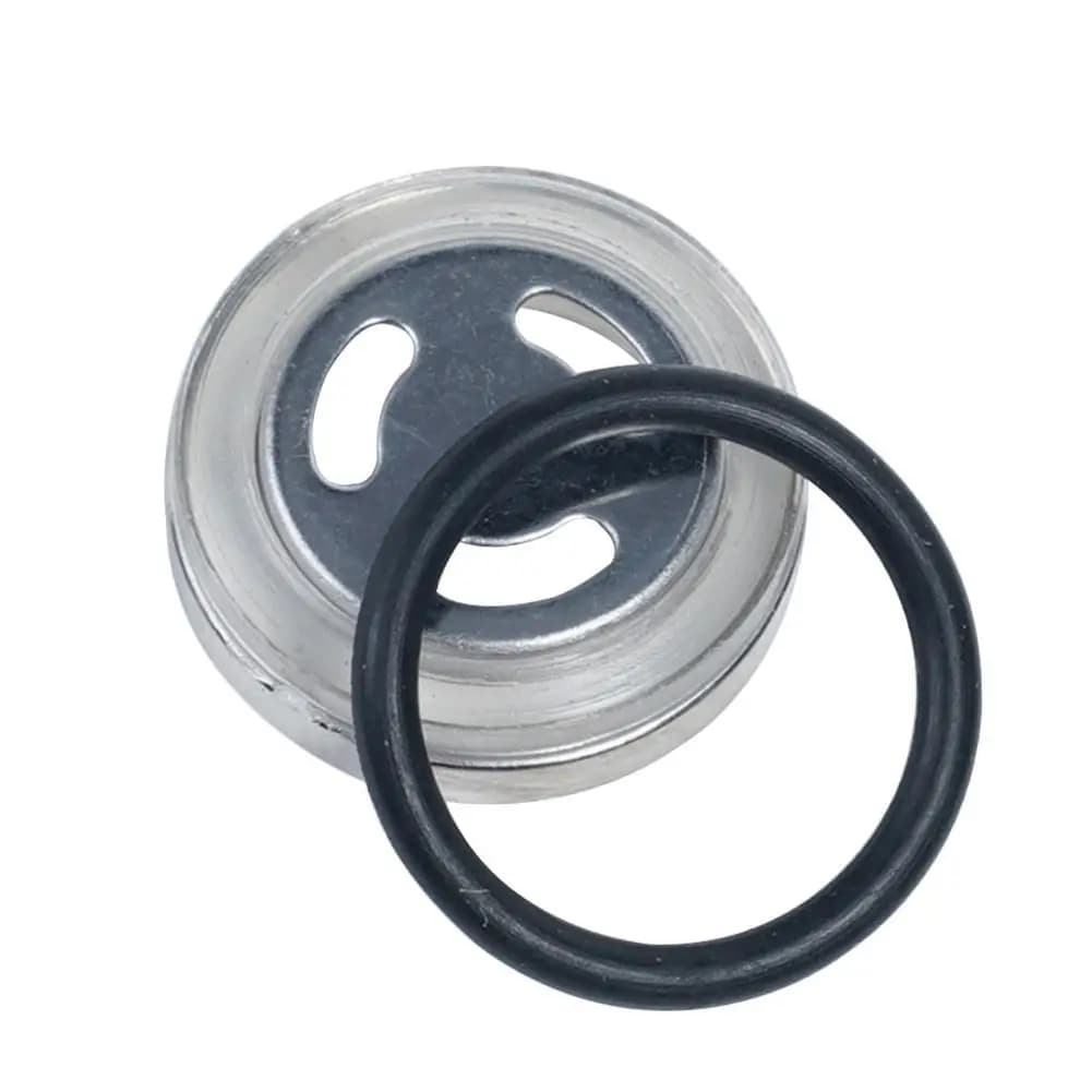 18mm Cilindro del freno principale Serbatoio Vetro di vista Moto MCT2017 Pompa Specchio Olio posteriore Bici Moto Acces Guarnizione freno Y0O1