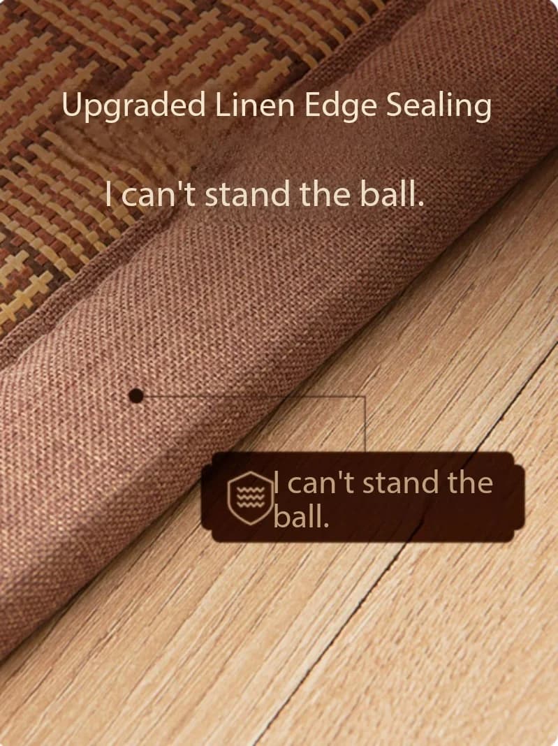 Natural Rattan Weave Meditation Cushion Extra Thick Super Smooth Anti-slip Large Floor Mat Household Zazen Yoga Prayer Mat