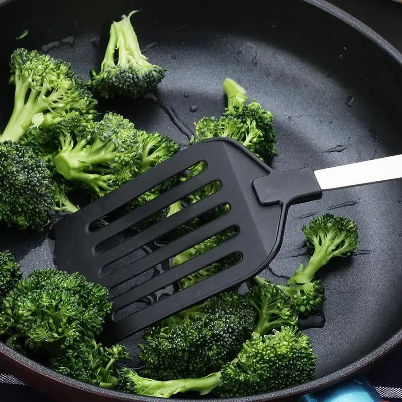 Spatula with Stainless Steel Handle, Kitchen Tools, Nylon Frying Palette, Spatula for Eggs and Fish, Kitchen Tool