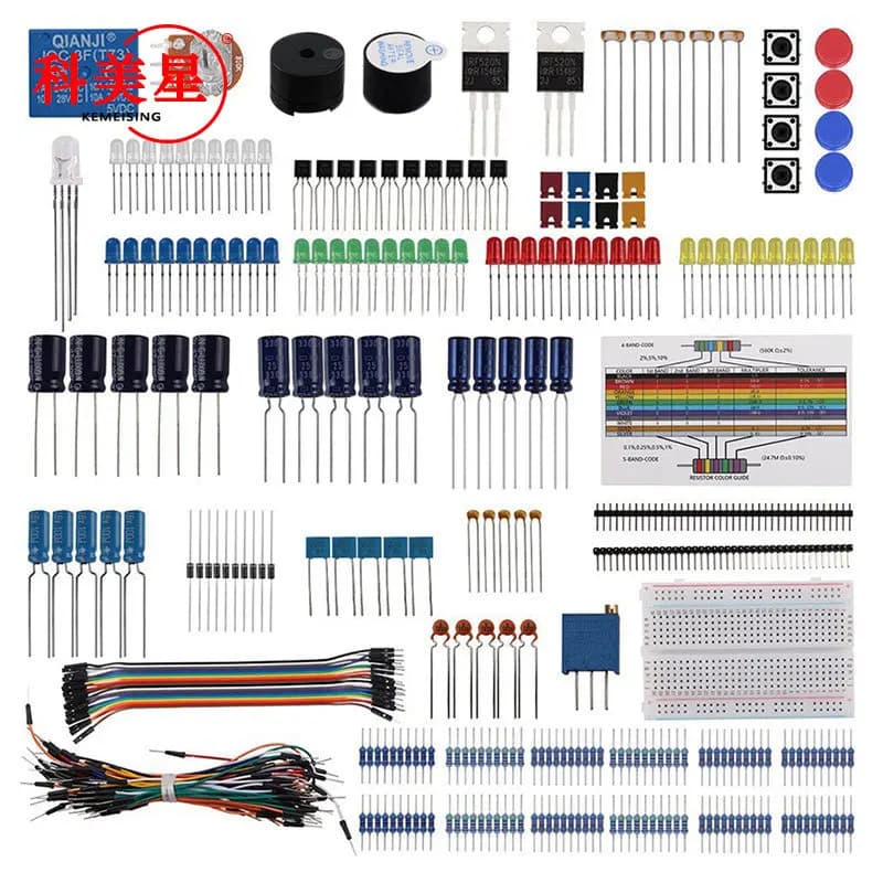 Kit base per Raspberry Pi, componenti elettronici, accessori per esperimenti, breadboard a 400 fori Beehive