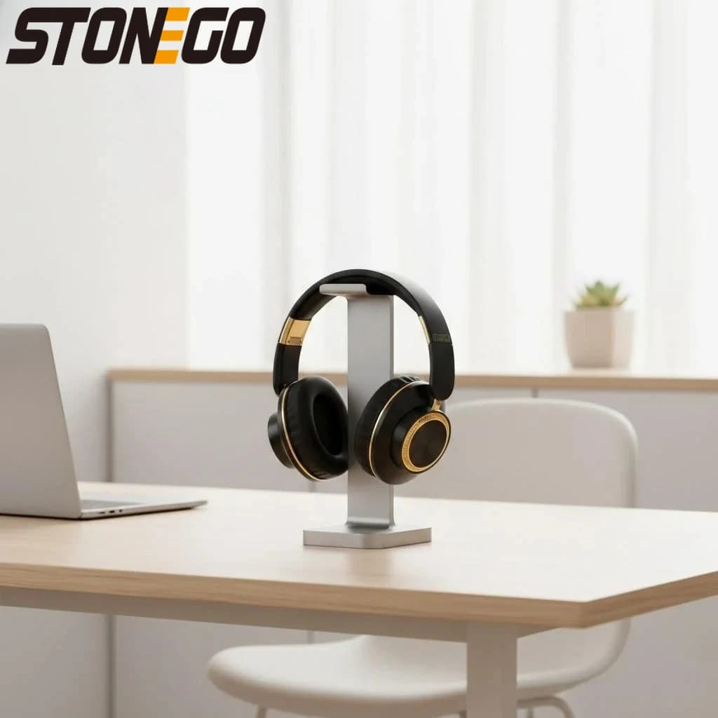 STONEGO Bluetooth folding wireless headphones with subwoofer, folding earphones, sports headphones for games