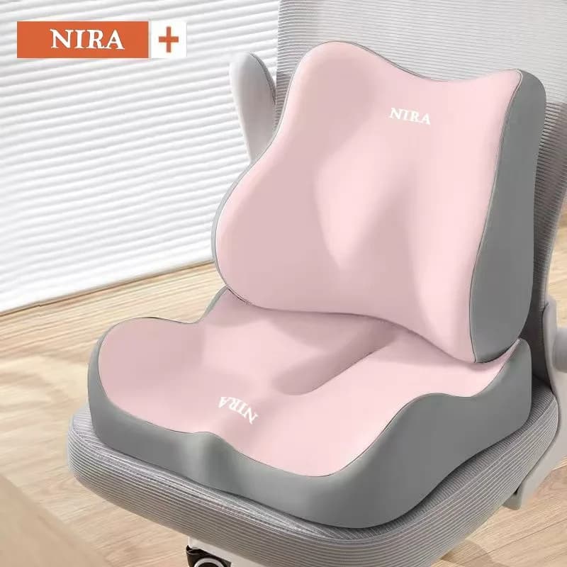 Thickened Breathable Seat Cushion for Office And Car Use - Lumbar Support Pad - Donut Pillow - Long Sitting Comfortable - Backre