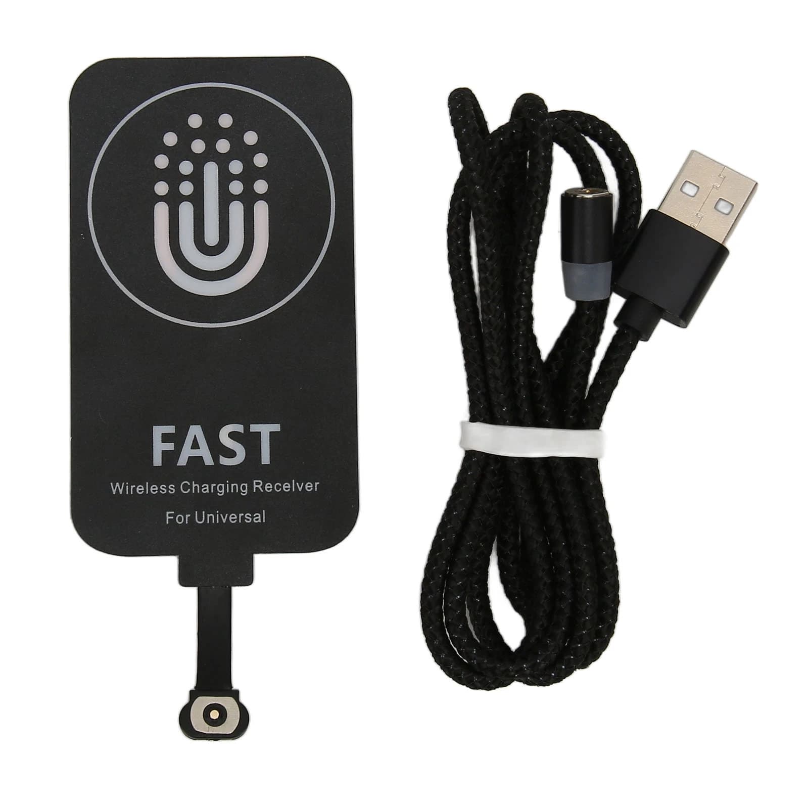 10 W Ultra Thin Type C Wireless Charger Patch Portable Wireless Charger Adapter Receiver With Magnetic Charging Cable For Phone
