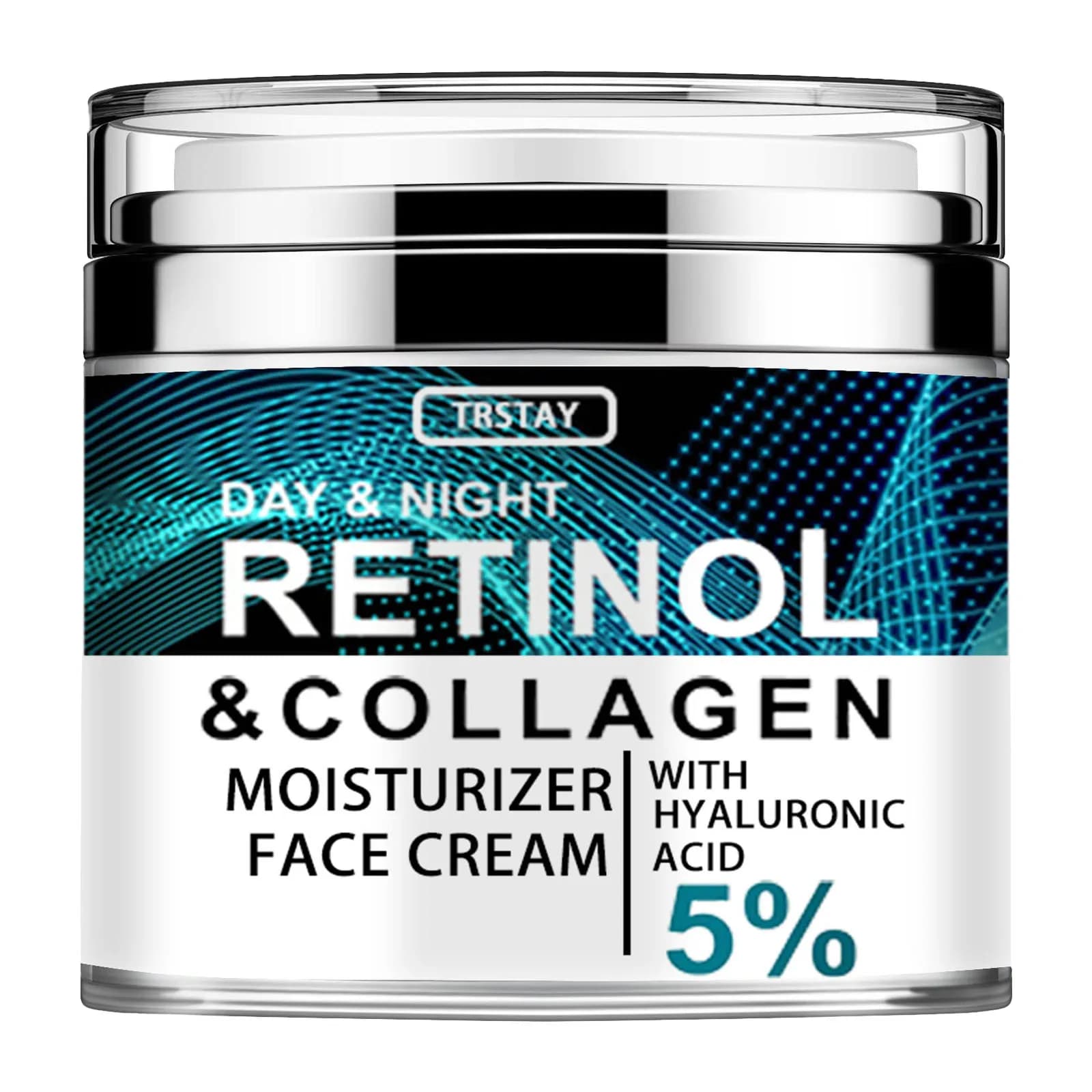 Crema viso al collagene, retinolo, acido ialuronico, crema viso al retinolo e al collagene,
