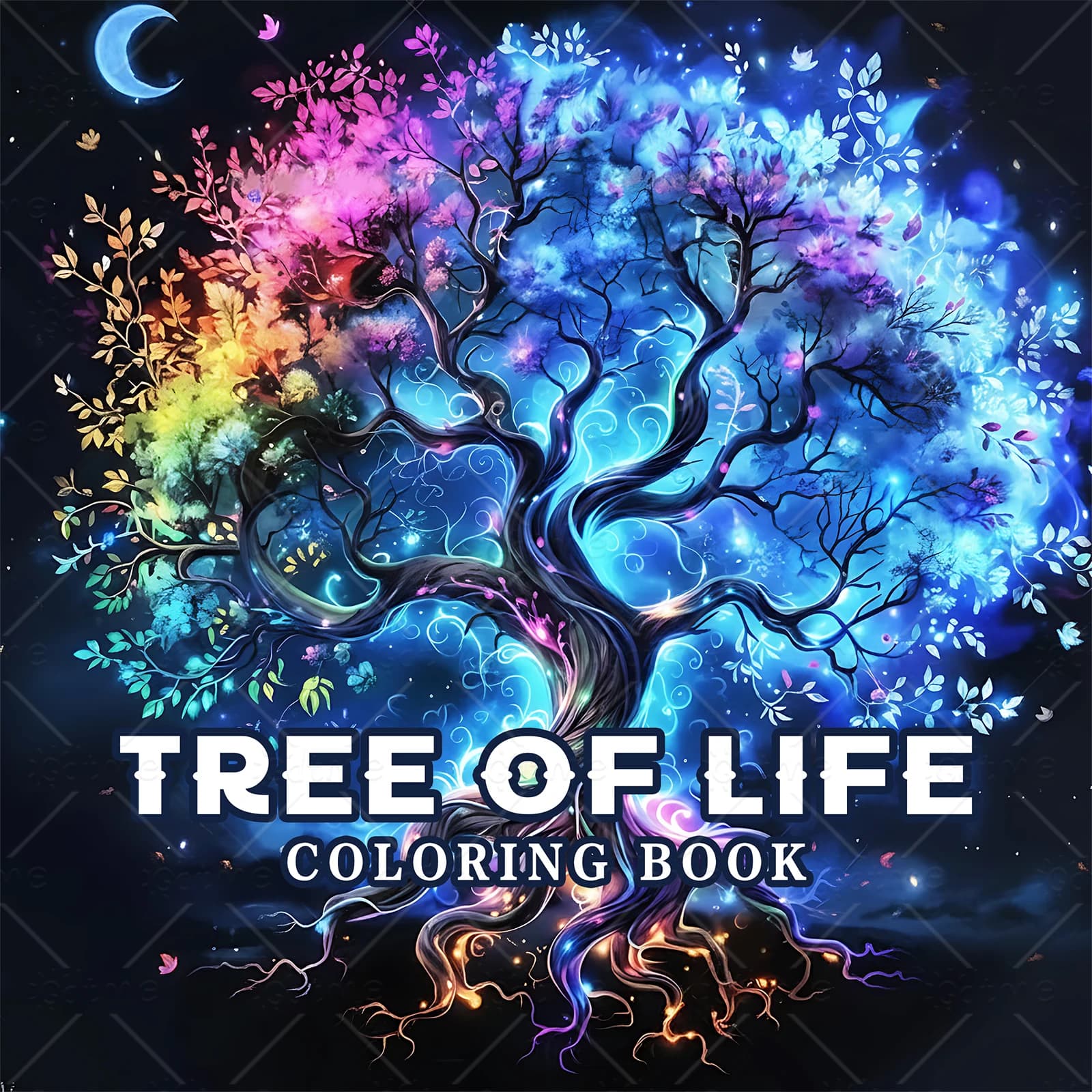 TREE OF LIFE Coloring Book for Adult Teens | 24 Pages Colouring Book, Drawing Supplies for Perfect Gift for Party and Birthday