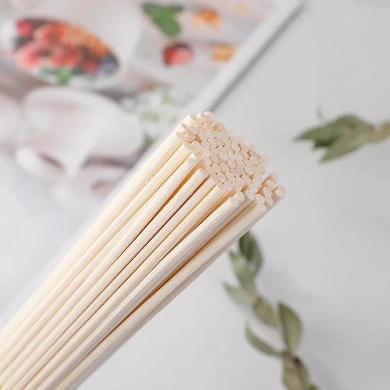 100 PZ 3/4/5 MM X L30/25/23/15 CM Natura Diffusore di Legno Bastoni Bagno Decorazione di Cerimonia Nuziale Fragranza Olio Diffusore Rattan Reed Sticks