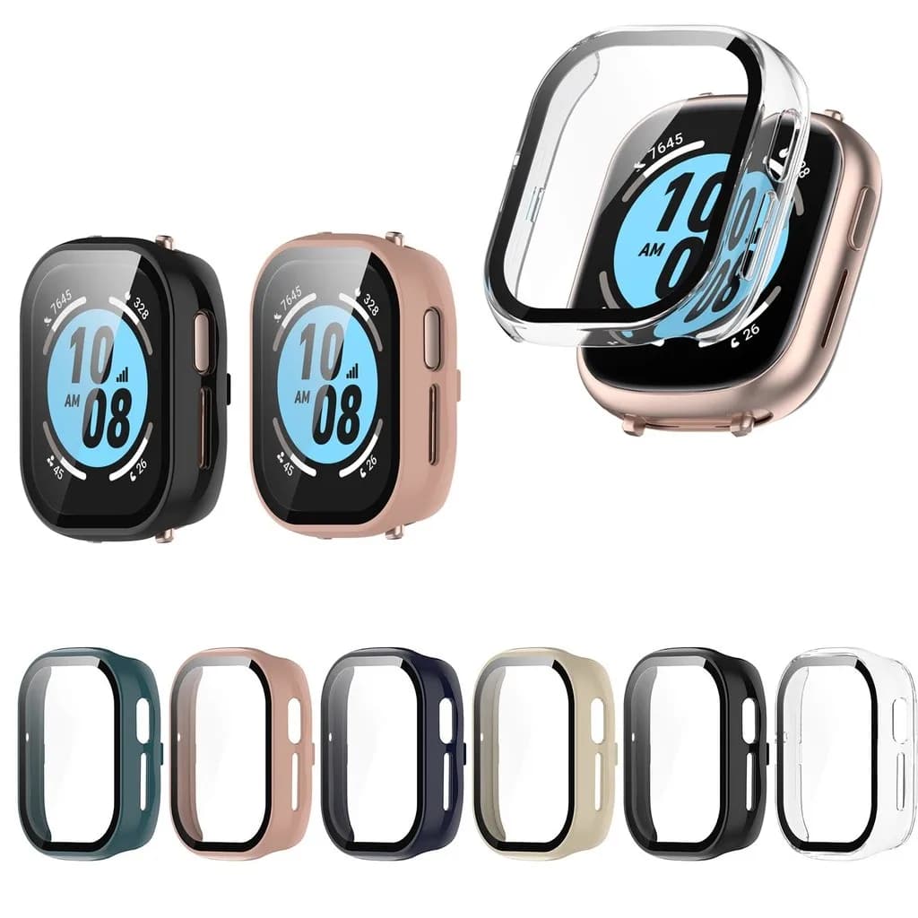 Adatto per Honor Watch 4 Custodia rigida ultra sottile per PC Custodia protettiva per schermo in vetro temperato