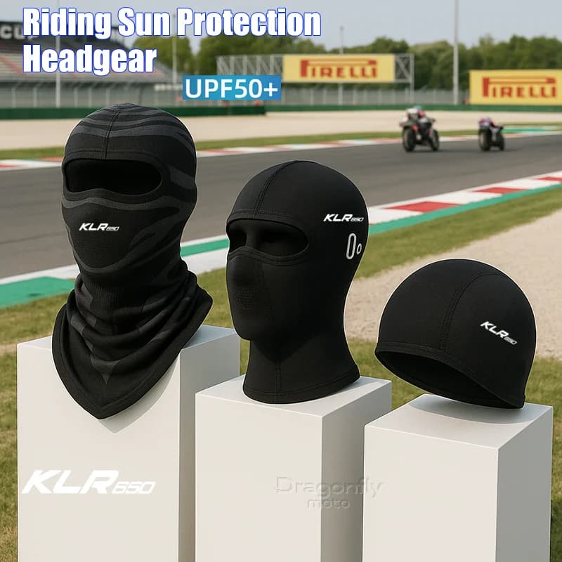 Passamontagna per Moto Kawasaki KLR650 KLR 650 KLR250 250, Protezione Solare Estiva, Cappello da Ciclismo Motocross, Cappello Sportivo Invernale Caldo