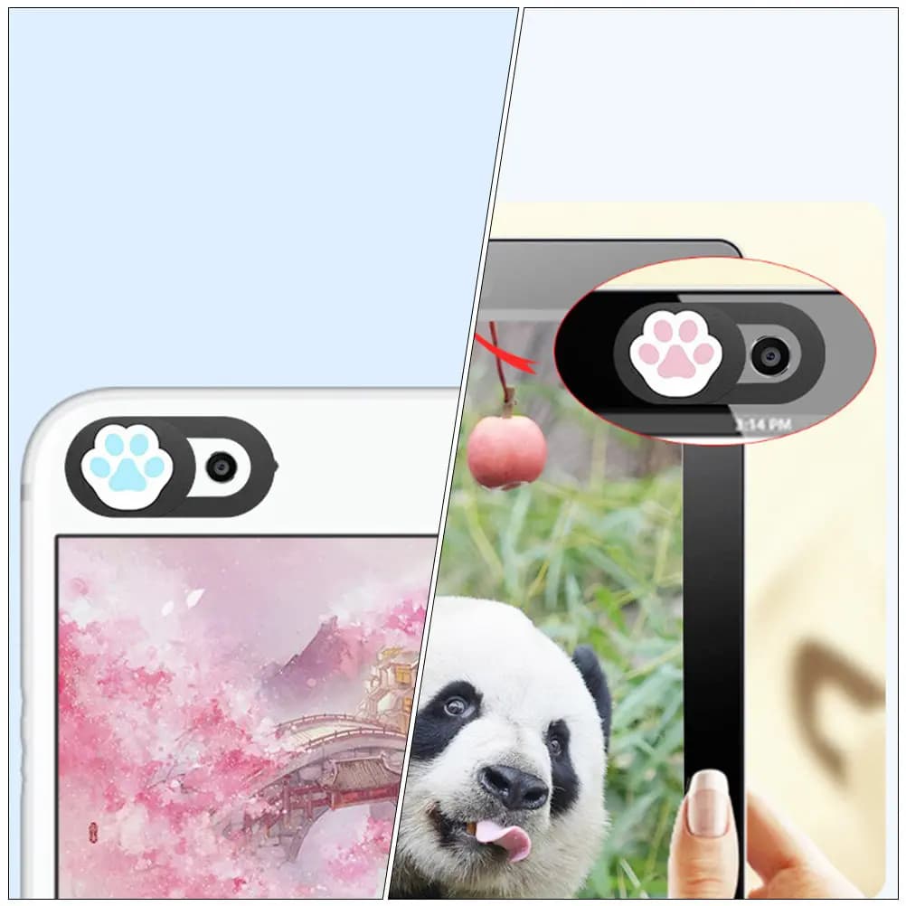 6 Pezzi Copriobiettivo per Fotocamera, Protezione Privacy Anti-Spionaggio per Webcam, Coperture Protettive per Laptop, Cellulari e Tablet