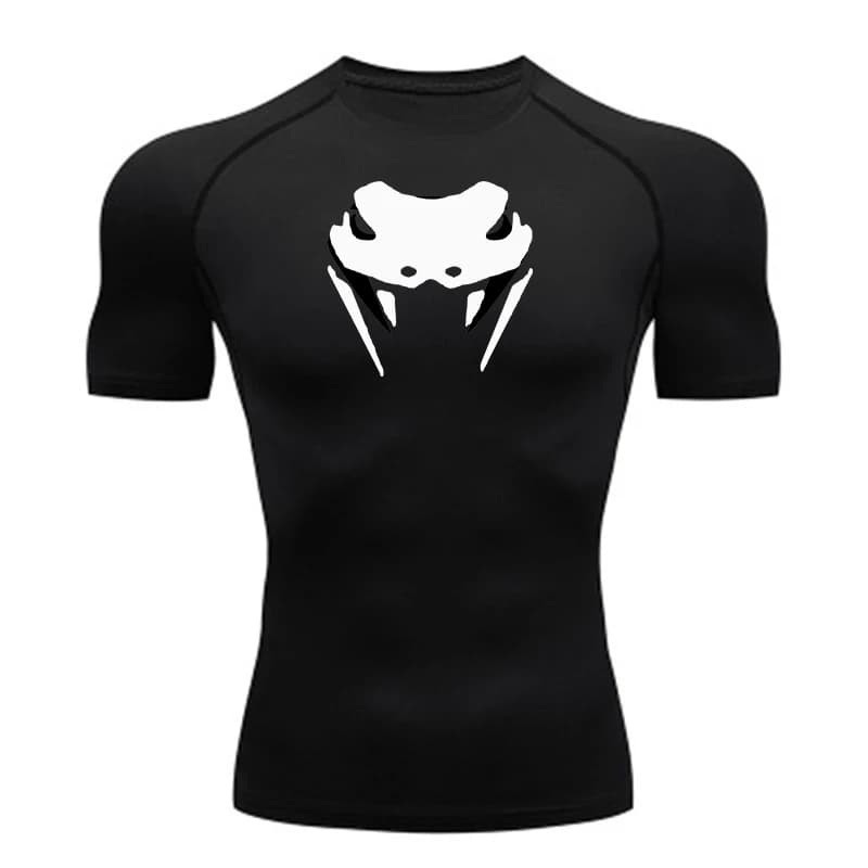 Nuova Maglietta a Compressione da Uomo per Fitness e Palestra, T-Shirt Sportiva Super Hero per Corsa, Rashguard, Top a Maniche Corte ad Asciugatura Rapida per Uomo