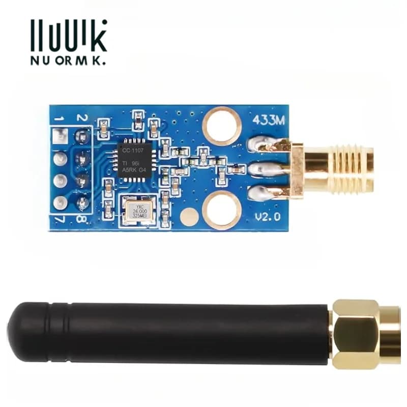 Modulo di trasmissione digitale CC1101 433M Modulo wireless con connessione antenna SMA 1.9-3.6V DC compatibile con Arduino ESP32