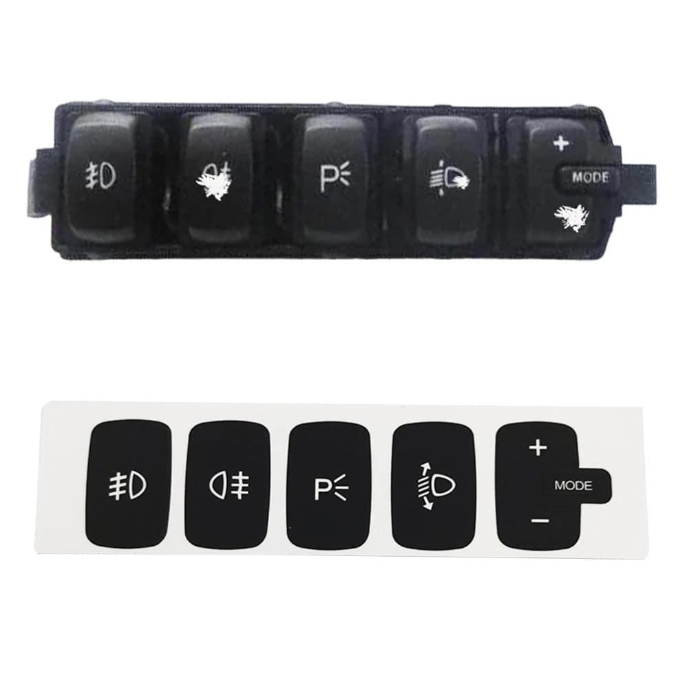 1 pz per Fiat Croma auto fendinebbia interruttore adesivi decalcomanie riparazione pulsante indossato manopola accessori adesivi interni auto