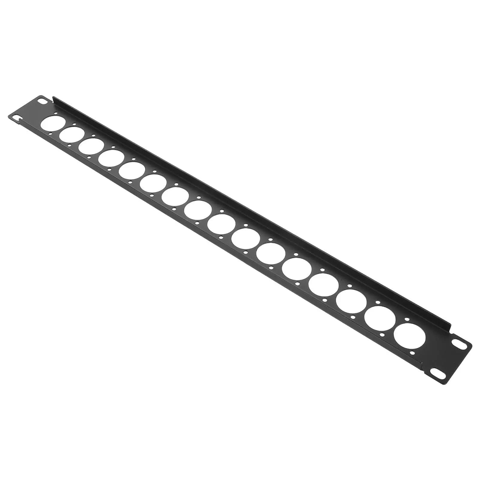 16 Port Xlr Audio Patch Panel Rack Mount Dual Sided Design for Studio Broadcast Network Rack Patch Panel Audio Cable Management