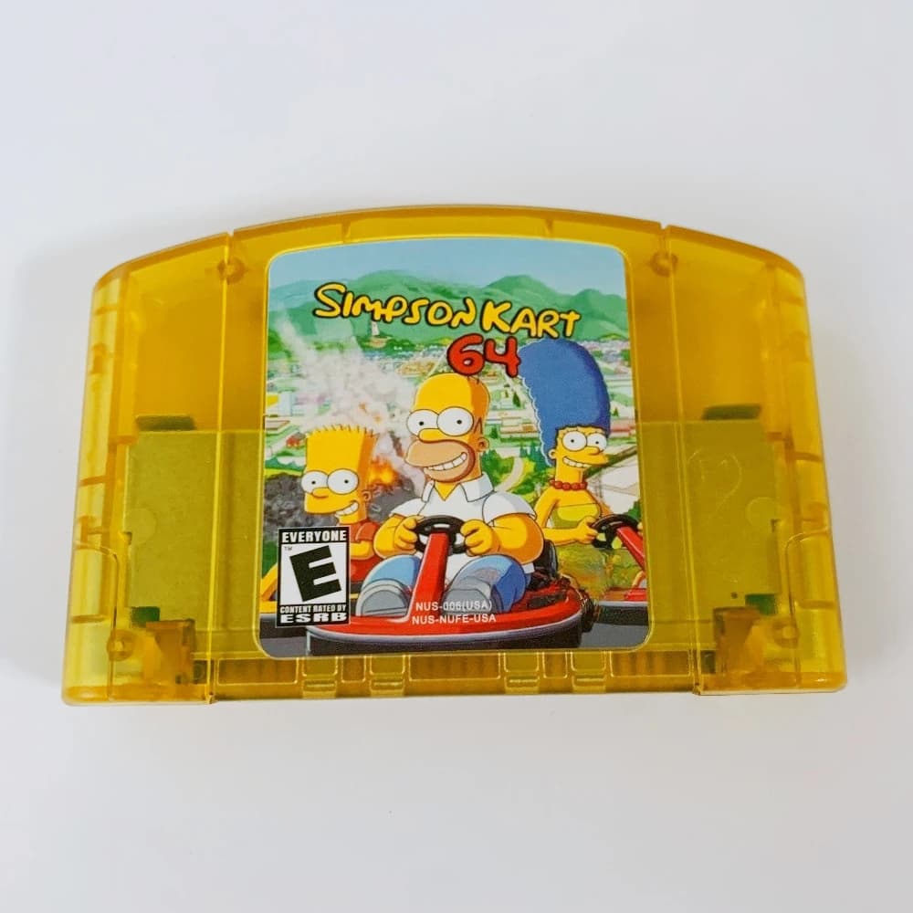 Cartuccia di gioco N64, compatibile con console americane NTSC a 64 bit, Go-Kart 64, cartuccia di gioco in inglese