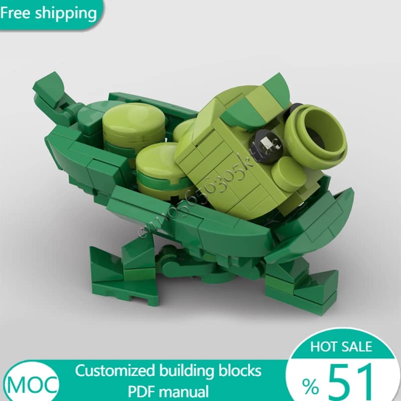 109 PCS Alberi Sling pisello MOC Personalizza Blocco di costruzione modulare Design creativo educativo Modello Design Giocattolo per ragazzo fai da te Regalo di Natale