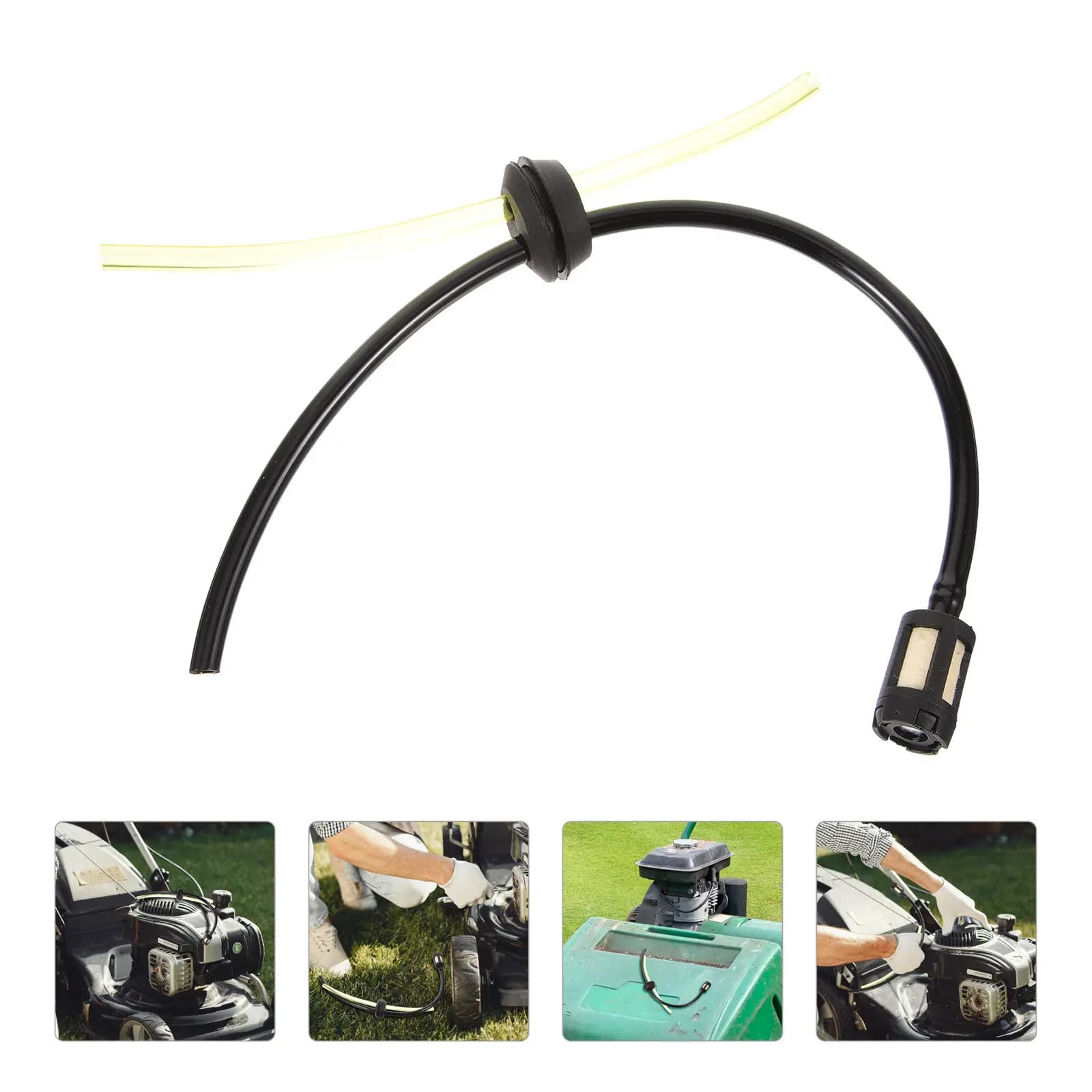 Fuel Line Hose Tube Durable Plastic Mower Tube Garden Grass Trimmer Chainsaw Fuel Gas Line Gas Carburetor for Generators