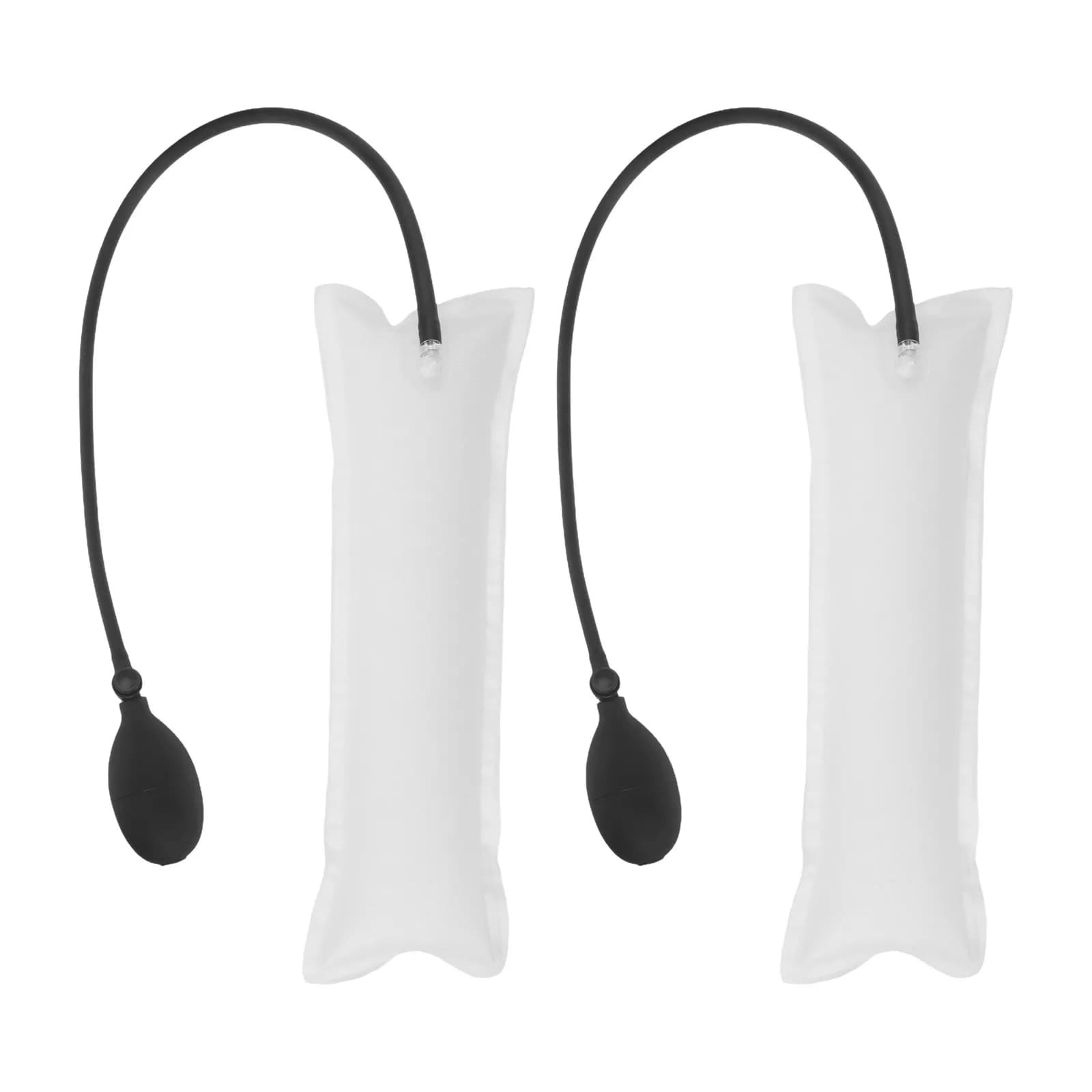 Set di 2 Cuscini con Supporto Lombare Regolabile in Altezza - Ergonomici per Chi Dorme di Lato o di Schiena, Ideali per Ufficio e Riposini