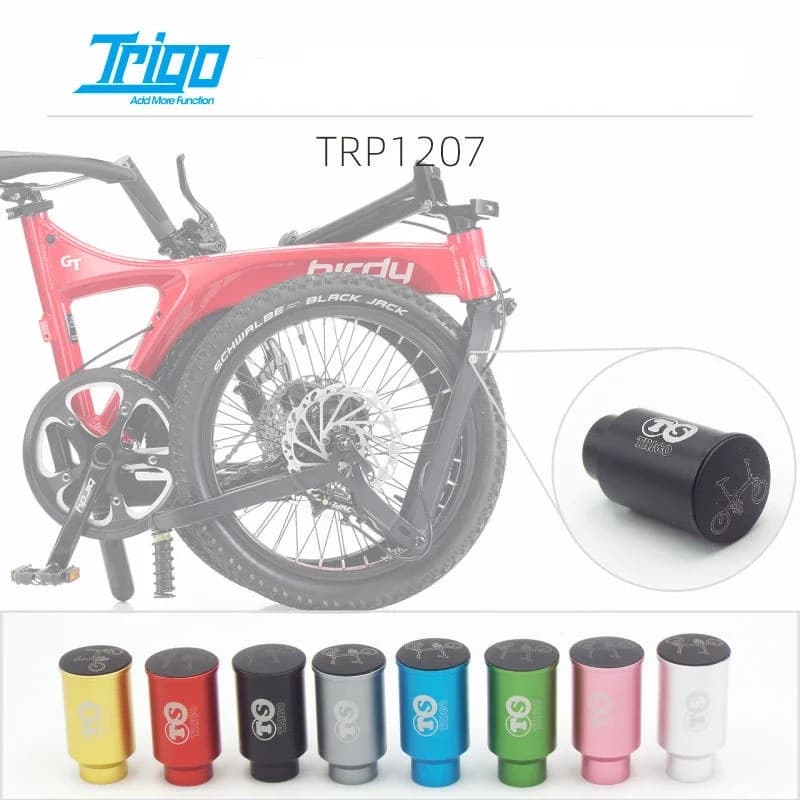 TRIGO TRP1207 fork front folding quick release aluminum alloy light support for bicycle parts Birdy 11.3g