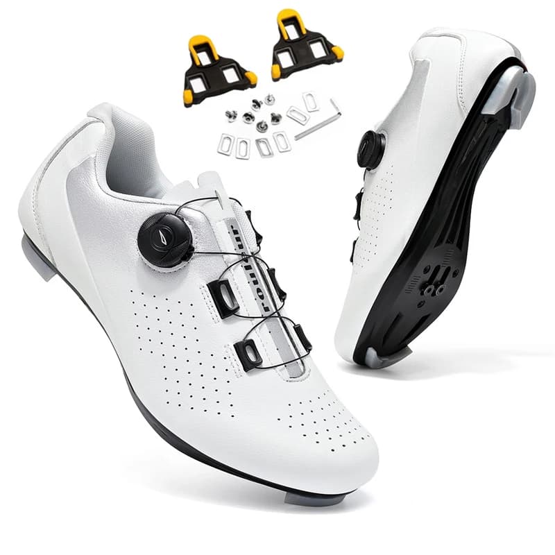 Road Cycling Shoes Flats Cleats Shoes Speed Cycling Sneaker Man Bike Shoes Women Self-Locking Non-slip Mountain Bicycle shoe spd