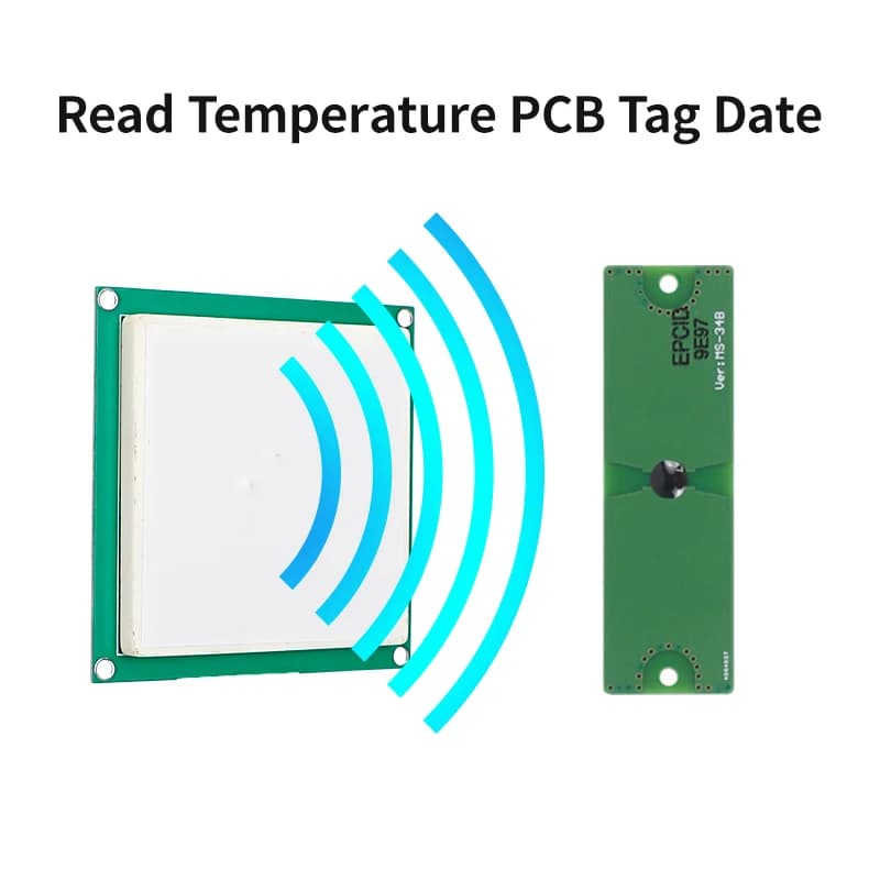 Modulo RFID UHF Lettore di tag RFID passivo per temperatura PCB integrato compatibile con il modulo UHF RFID Arduino Raspberry Pi ESP32