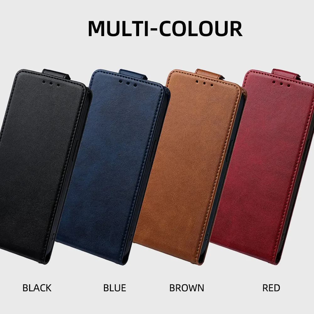 Custodia a Portafoglio in Pelle per Galaxy S25 Ultra S24 Plus S23 S22 FE S26 EDGE con Slot per Carte, Accessori per Telefono