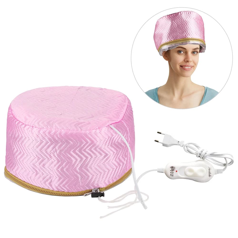 Hair head for electric heat treatment with heating Nutrient hair mask Function baked oil Hair dryer Heat hat for hair care