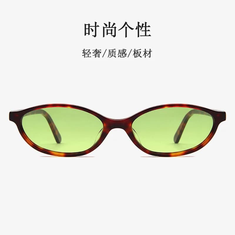 Cat-eye Acetate Sunglasses for Women Brand Designer Outdoor Eyewear Comfotable Sun Glasses Customize Prescription Optical Frames