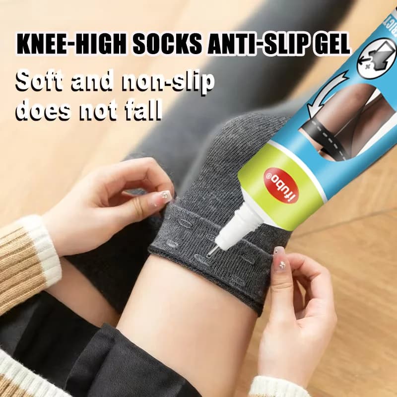 IFUBO 30ML Socks Anti-Slip Grip Gel Multi-Purpose Non-Slip Adhesive for Socks Stockings Boots Fabric Mats Anti-Slip