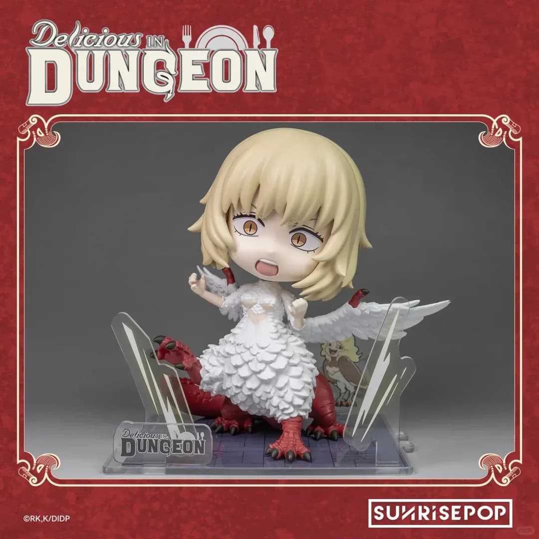 Originale 16 cm Sunrisepop Delicious In Dungeon Falin Touden Dragon Shape Anime Action Figure Modello Giocattolo da tavolo