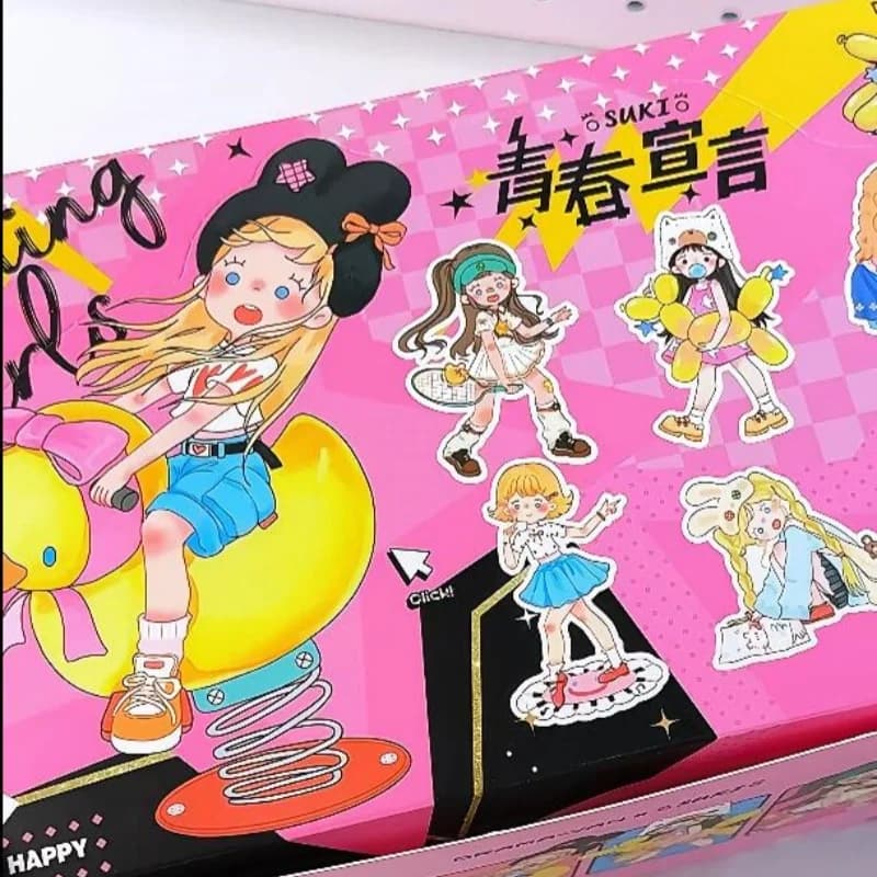 Suki Mystery Box 2nd Gen Youth Declaration Series Cute Figure Kawaii Blind Box Collectible Pvc Toy Desk Decor Birthday Gift