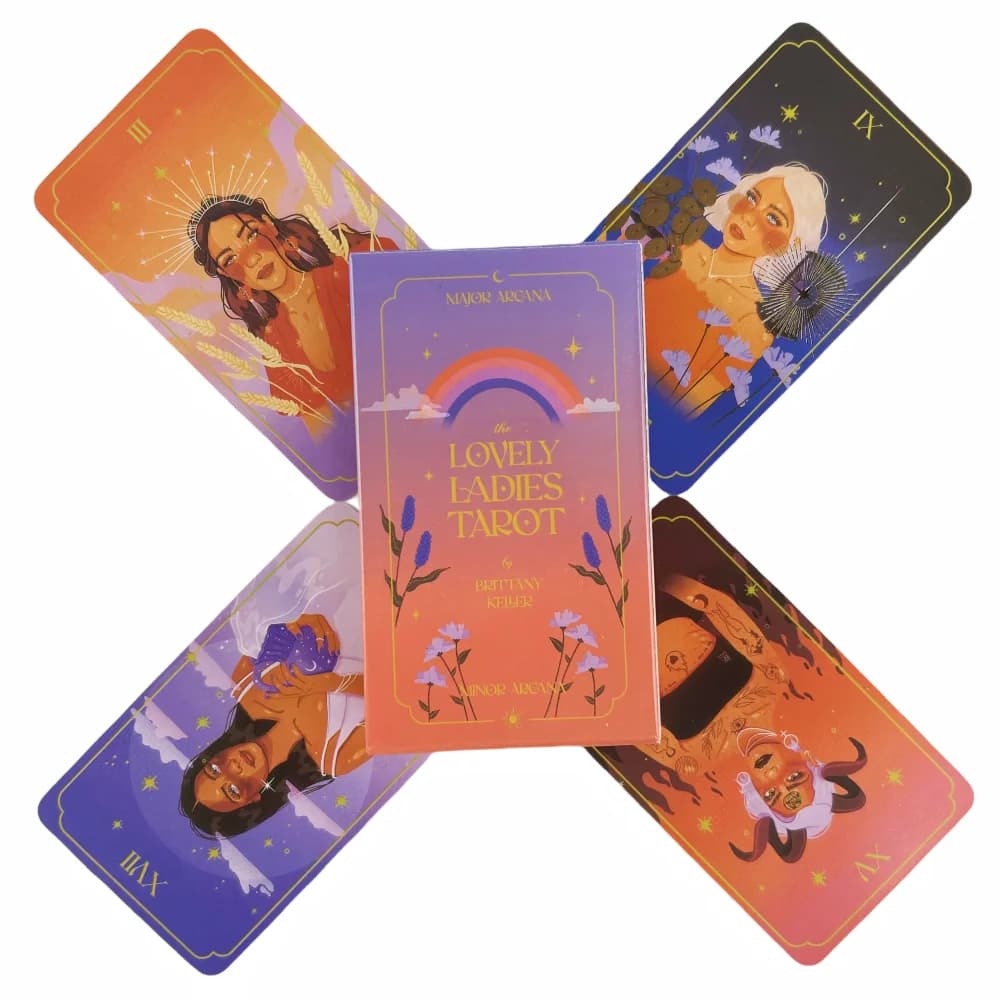 The Lovely Ladies Tarot Cards Un mazzo da 78 Oracle English Visions Divination Edition Borad Playing Games