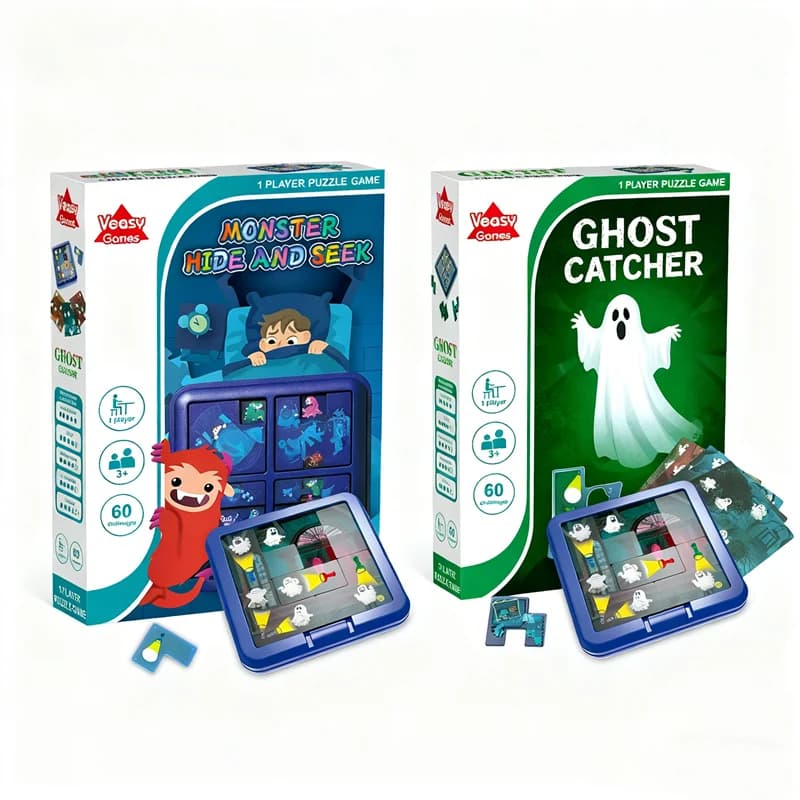 Gioco da Tavolo Interattivo Monster Maze Hide and Seek, Gioco di Puzzle per Famiglie e Amici, Gioco Multigiocatore per Bambini e Adulti