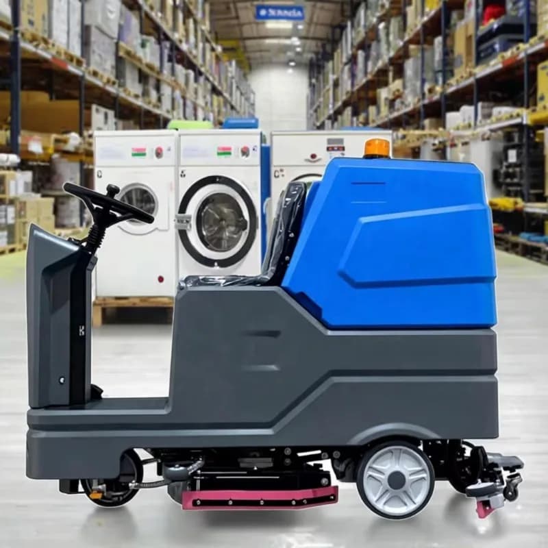 Lavasciuga Pavimenti a Due Spazzole ad Alta Efficienza per Fabbriche e Magazzini - Modello di Punta