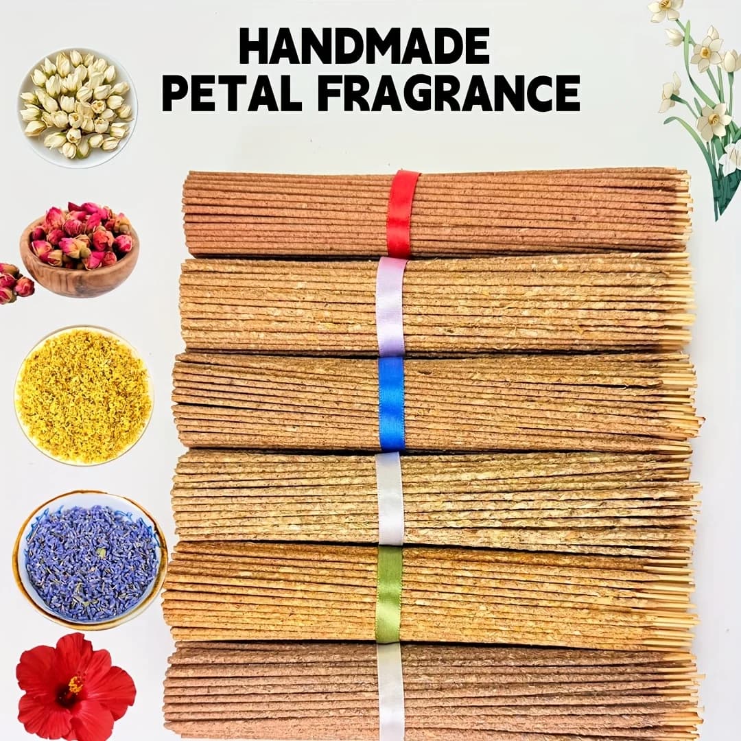 Fragranza petalo fatta a mano da 50 pezzi, pianta naturale, fragranza a lunga durata, adatta per yoga, meditazione, purificazione dell'aria domestica,