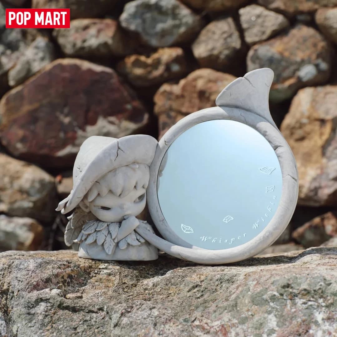 Originale POP MART Serie Hirnon Whisper Within, Ornamento a Forma di Vaso con Specchio, Cuscino e Coperta, Giocattoli Carini da Collezione, Regalo